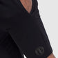 side detail of mens black gym shorts (Bedford)