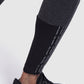 Lower leg detail of charcoal gym joggers for men