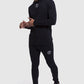 Iverson mens gym joggers and hoodie in black