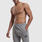 Mens khaki gym shorts made by One Athletic