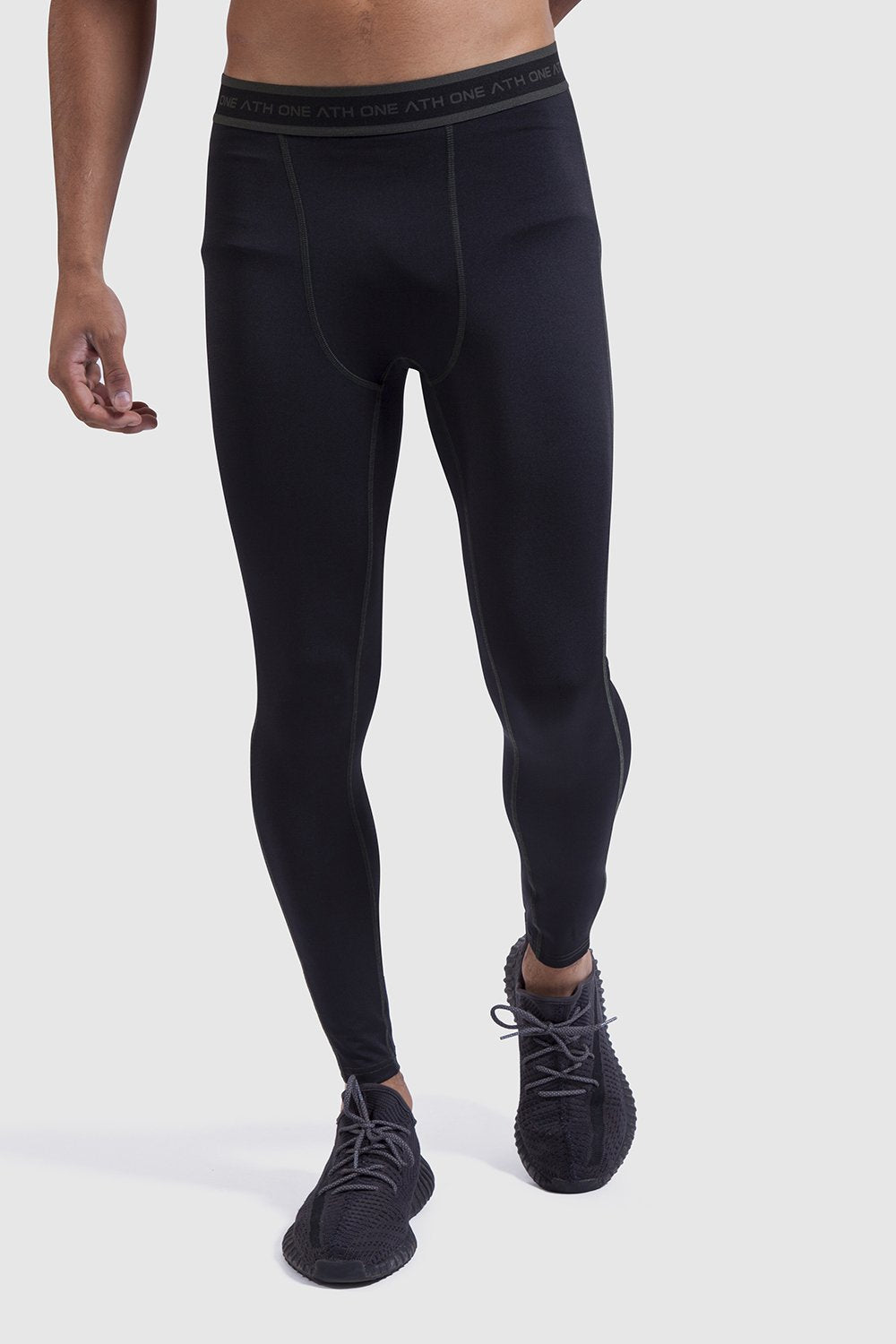 mens black sports leggings