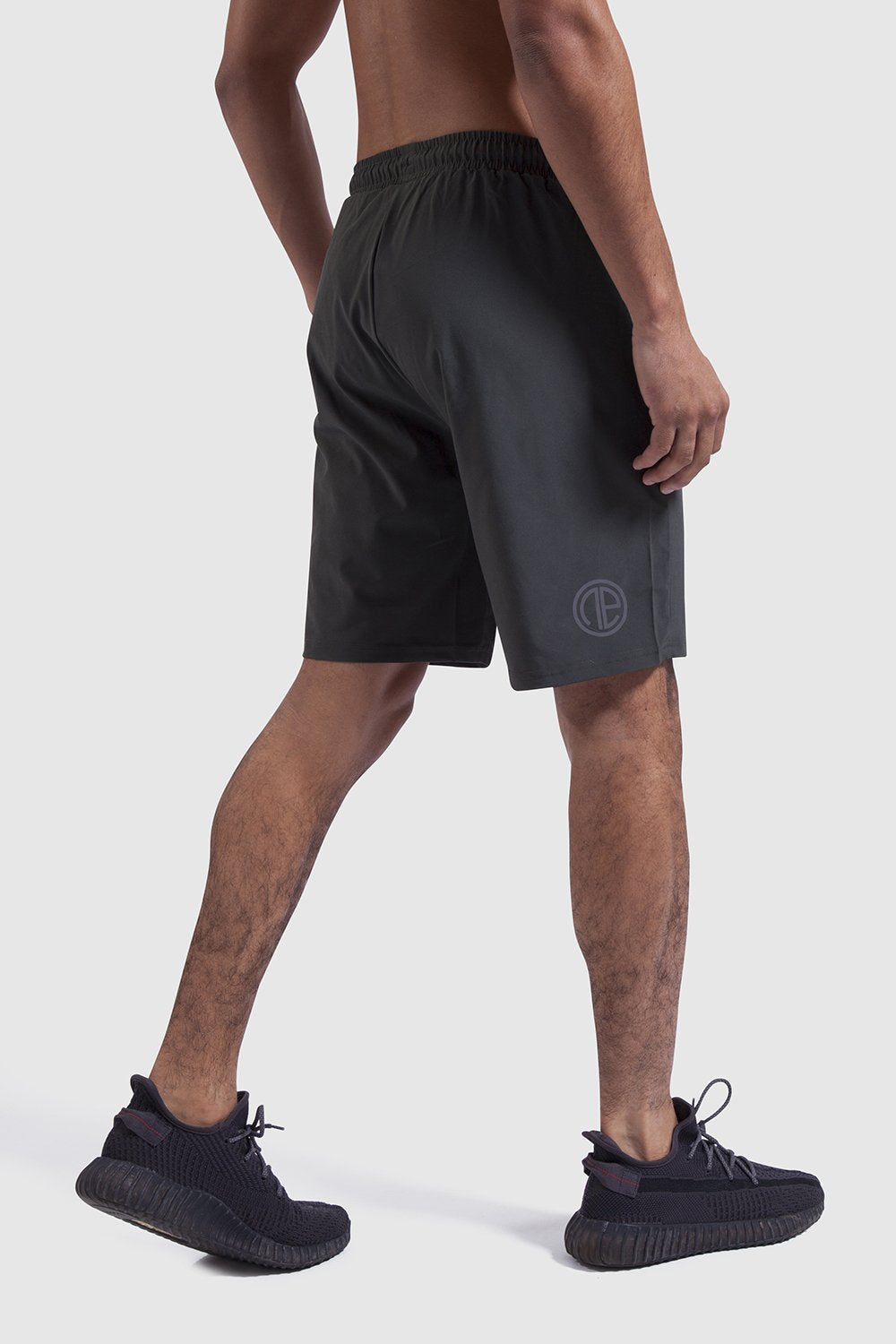 khaki training shorts made by One Athletic