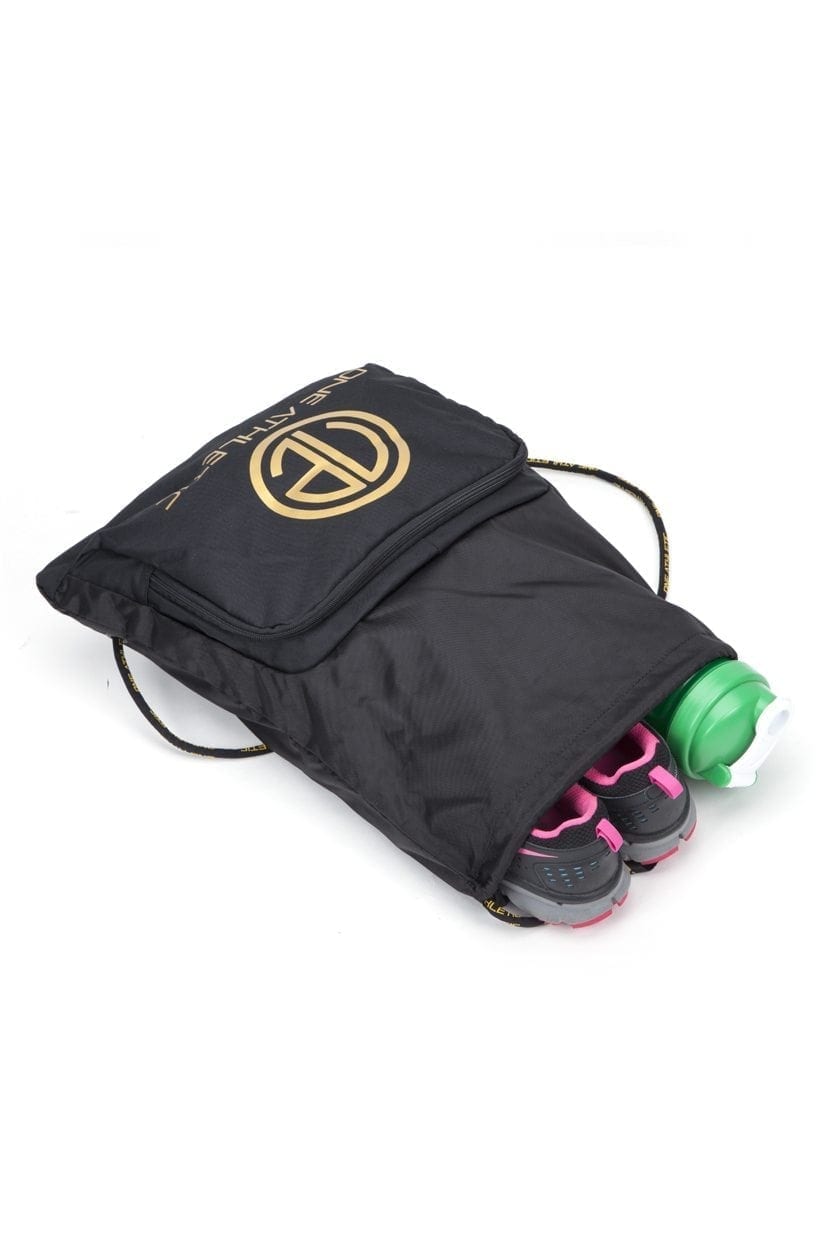 Drawstring Bag - Black/Gold