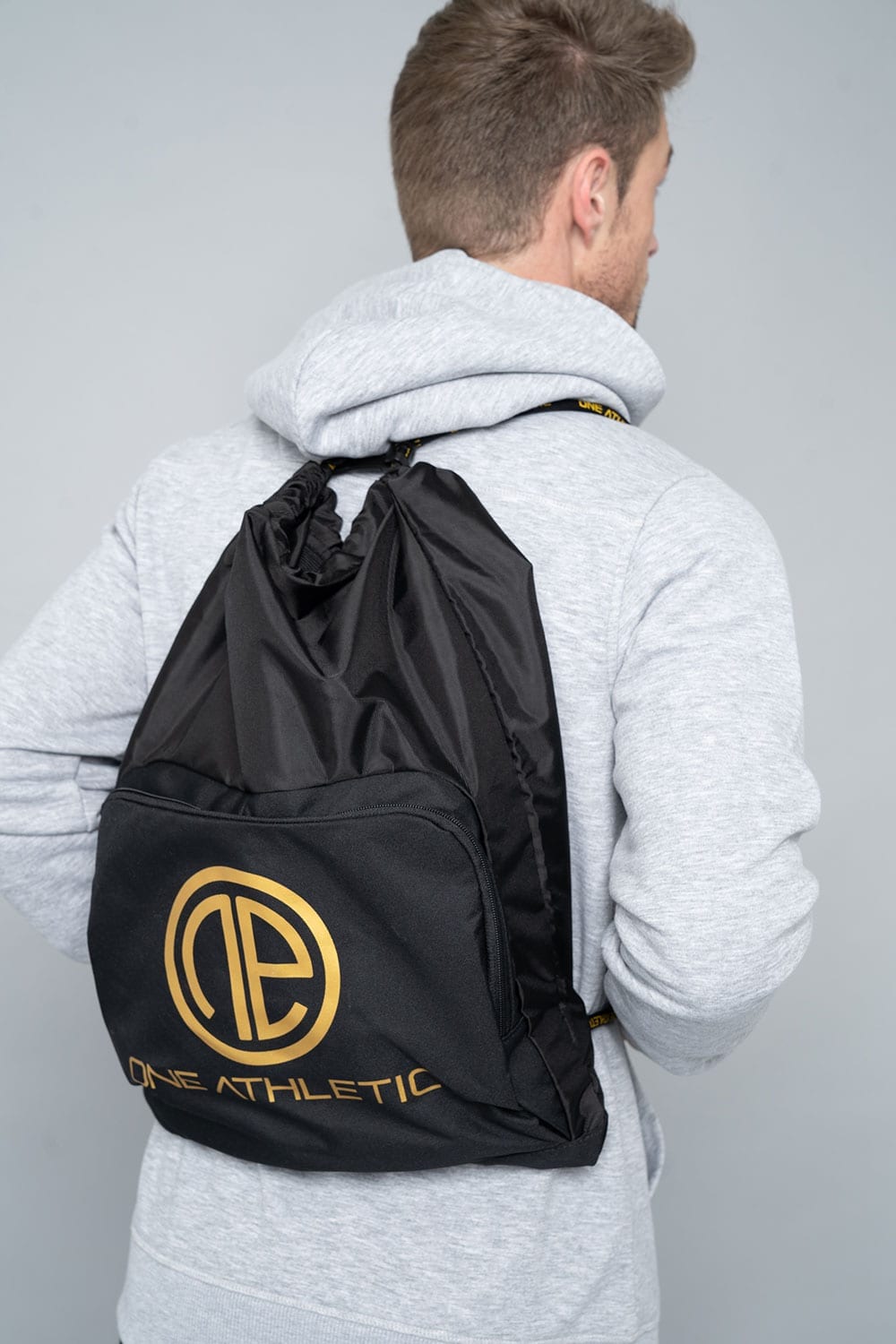 Drawstring Bag - Black/Gold