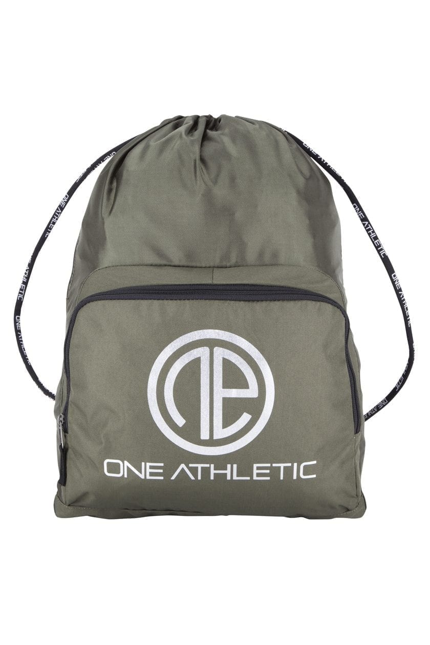 Drawstring Bag - Khaki/Silver