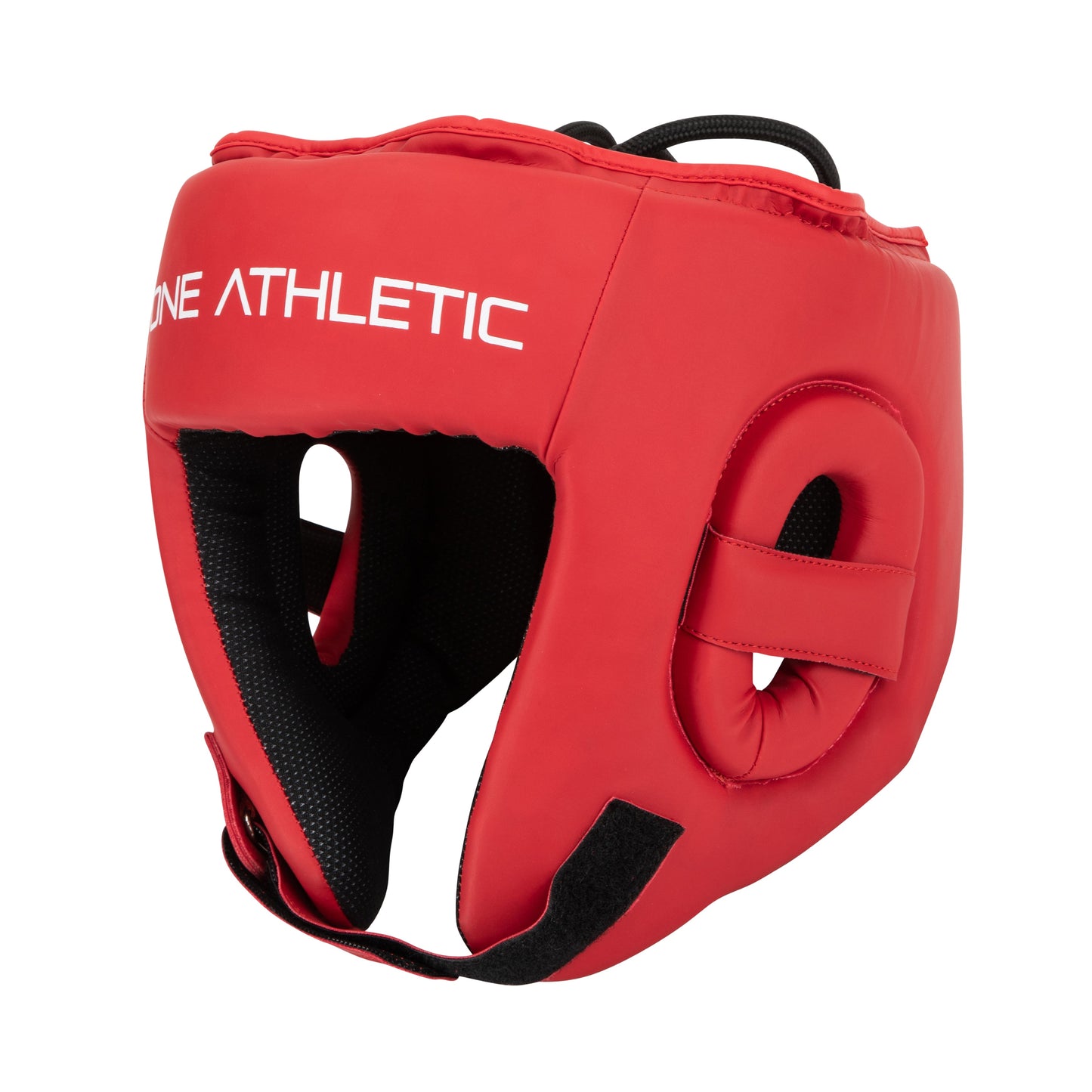 OA CONTENDER Open Face Head Guard - Red