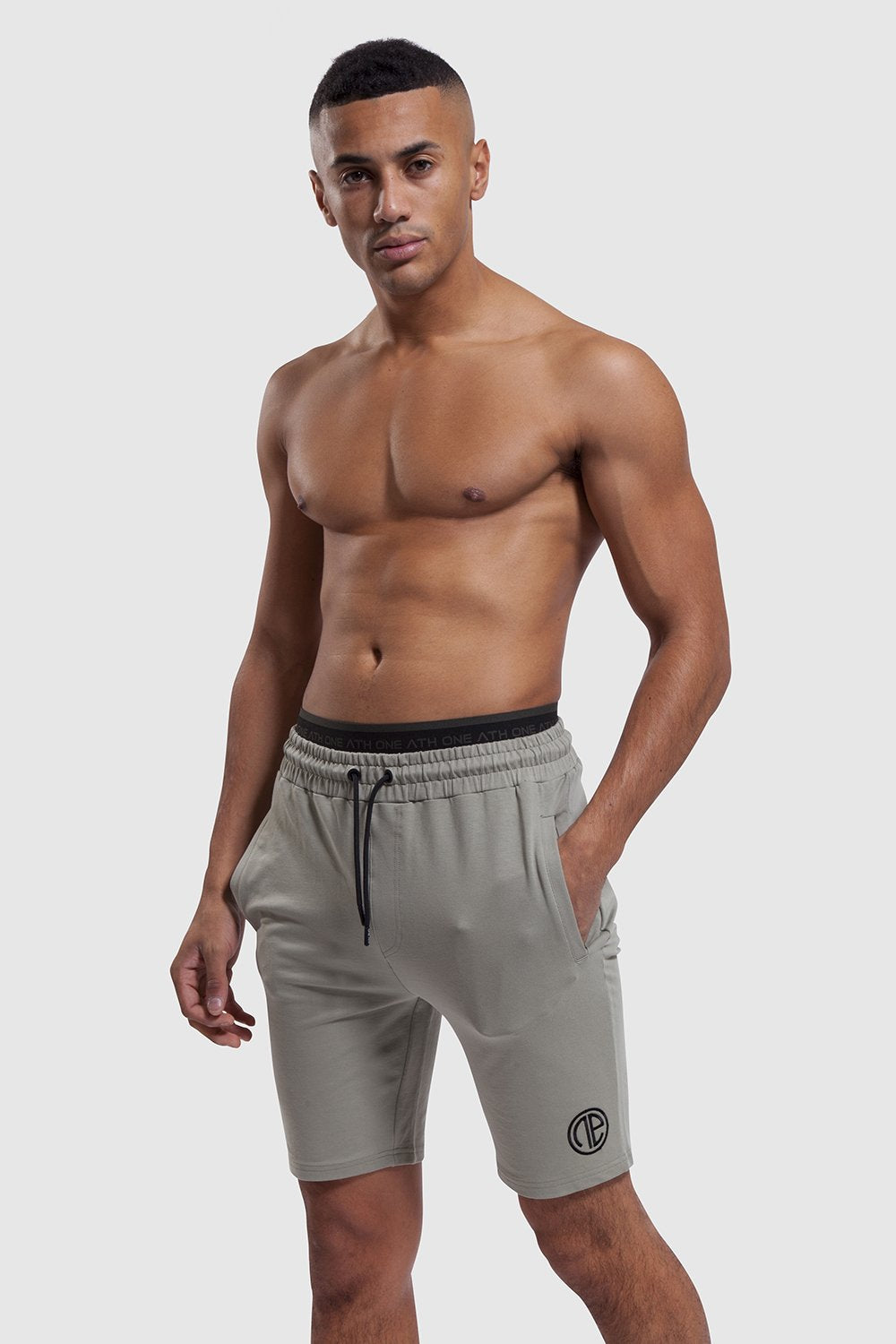 Bedford Double Waistband khaki Shorts for men