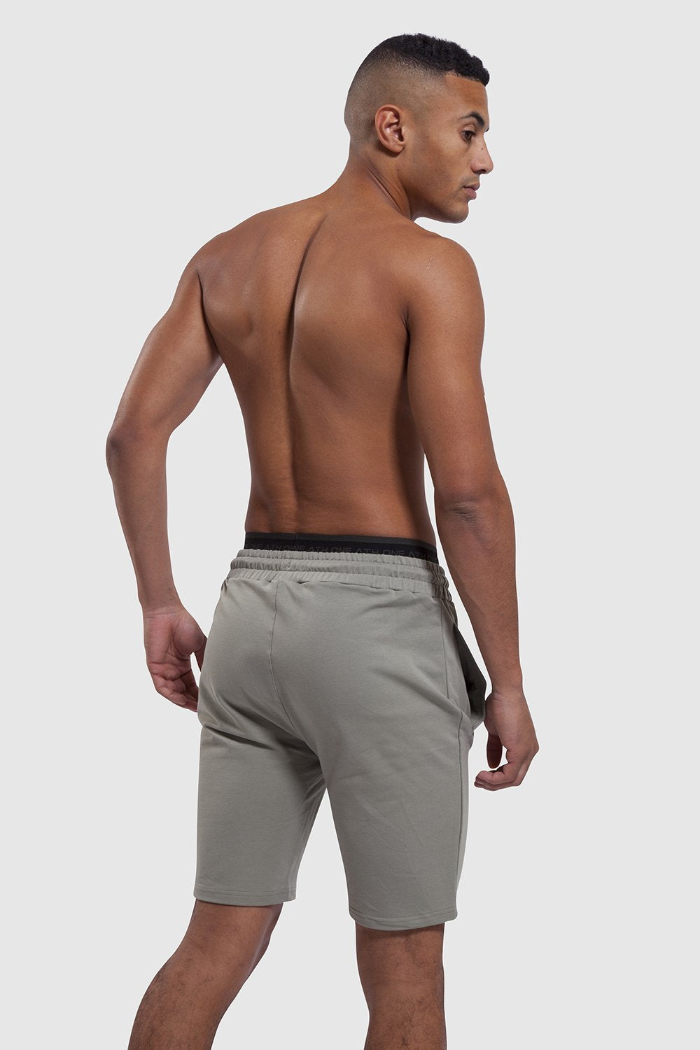 back of Bedford Double Waistband gym Shorts