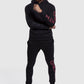 Bentley Hoodie - Black/Red