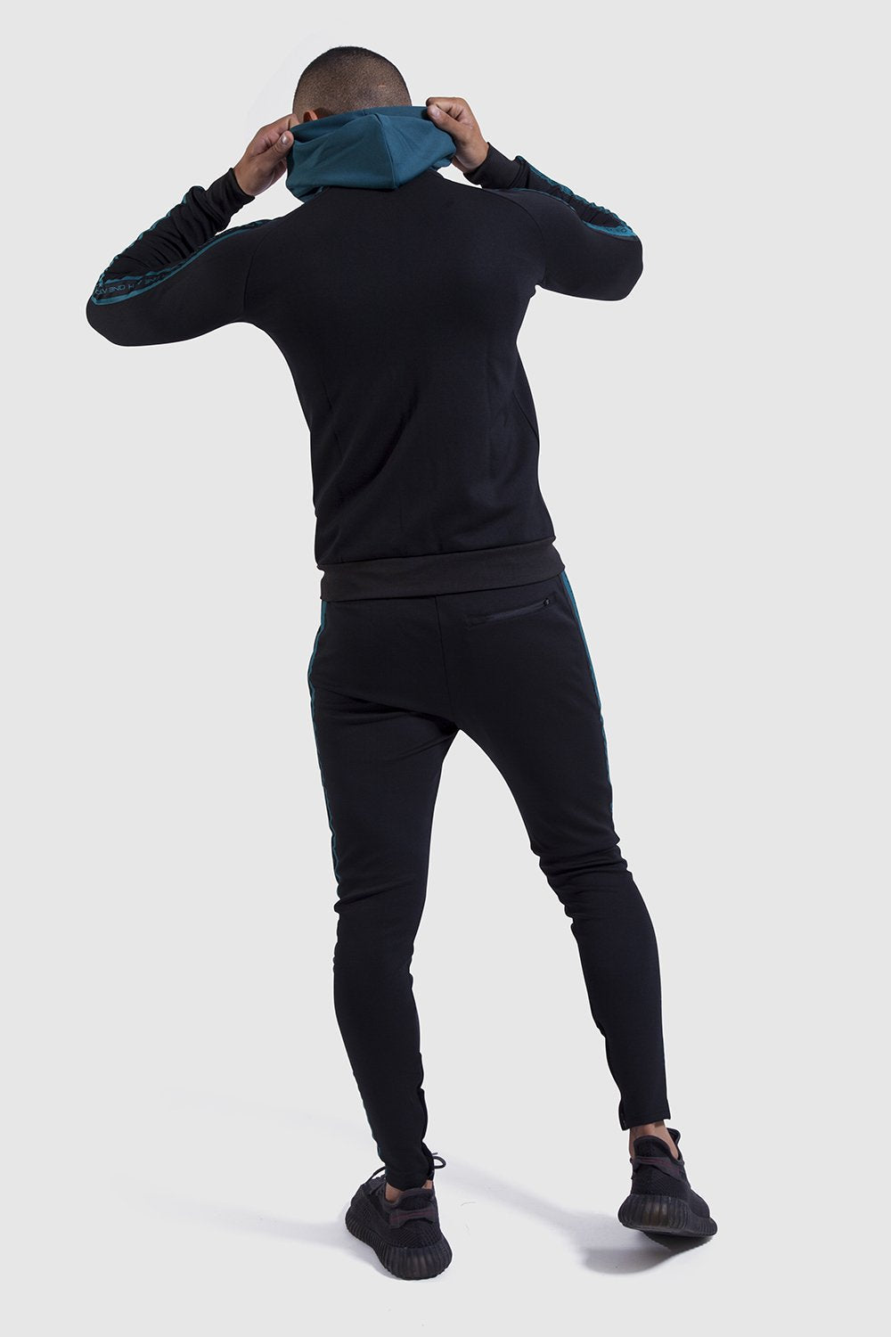 Firestone Hoodie - Black/Teal