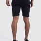 Black/Teal mens gym shorts 