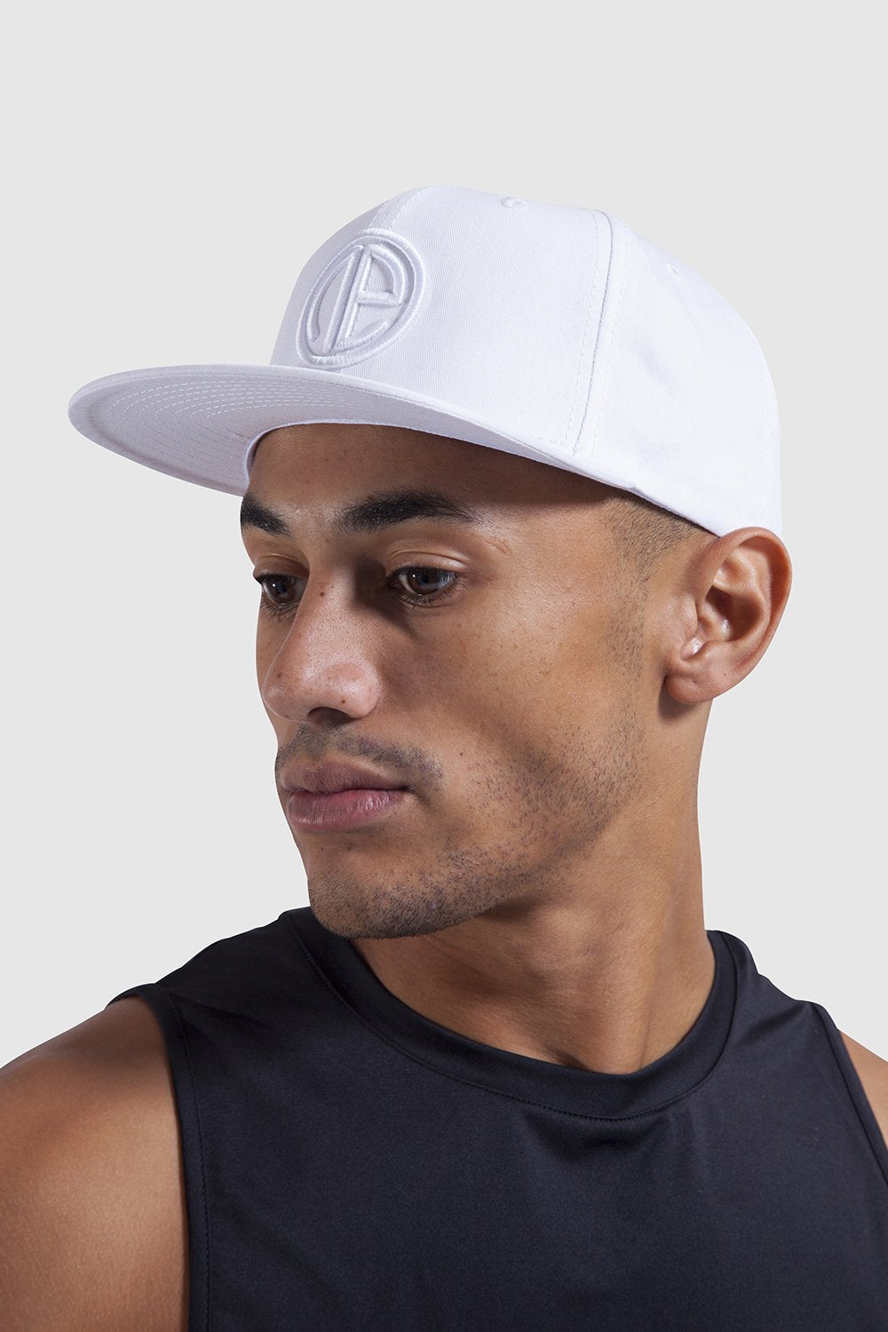 Flat-Peak Cap - White