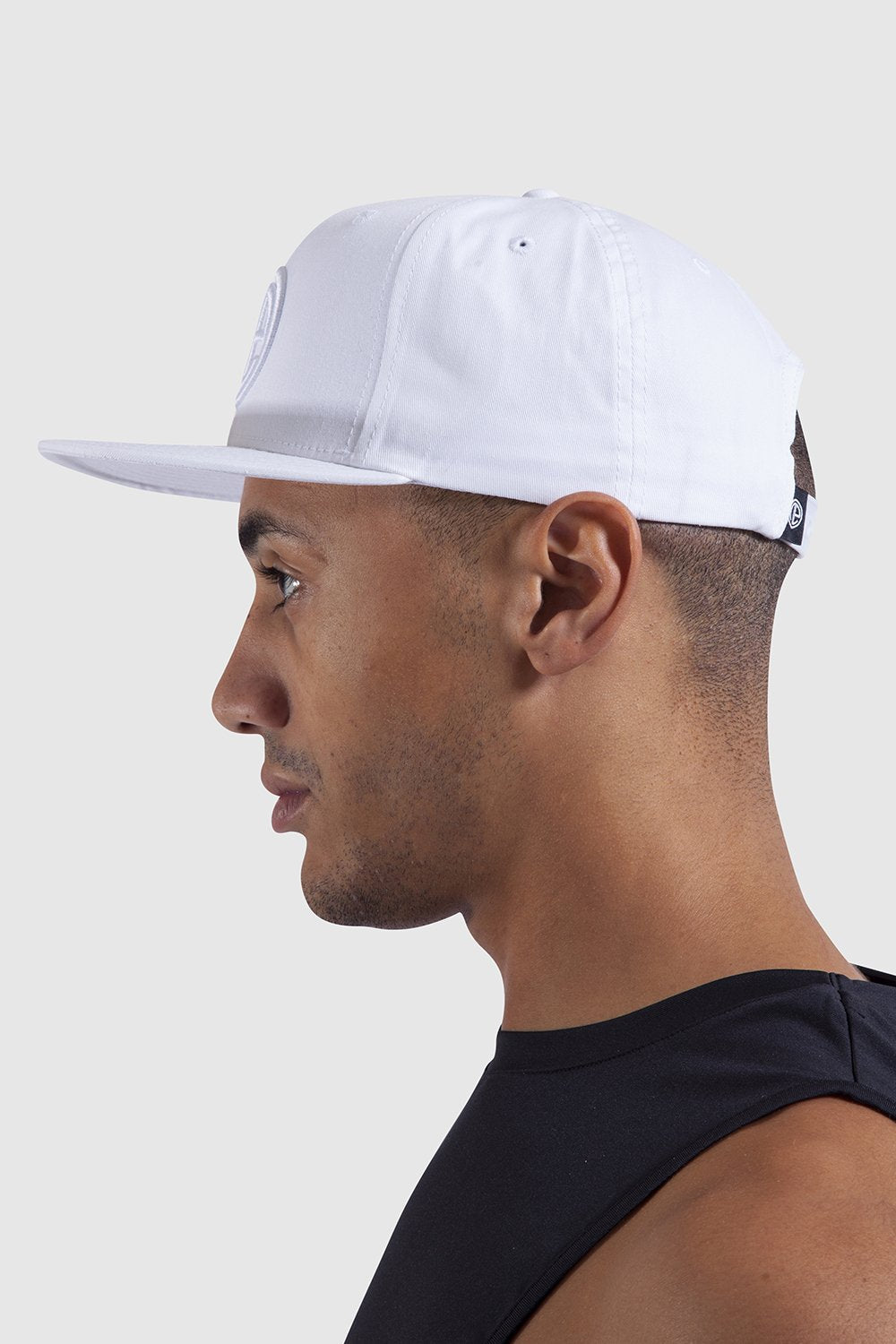 Flat-Peak Cap - White