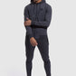 mens Iverson II gym joggers and hoodie in charcoal