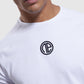 Close up of One Athletic branding on Iverson training top