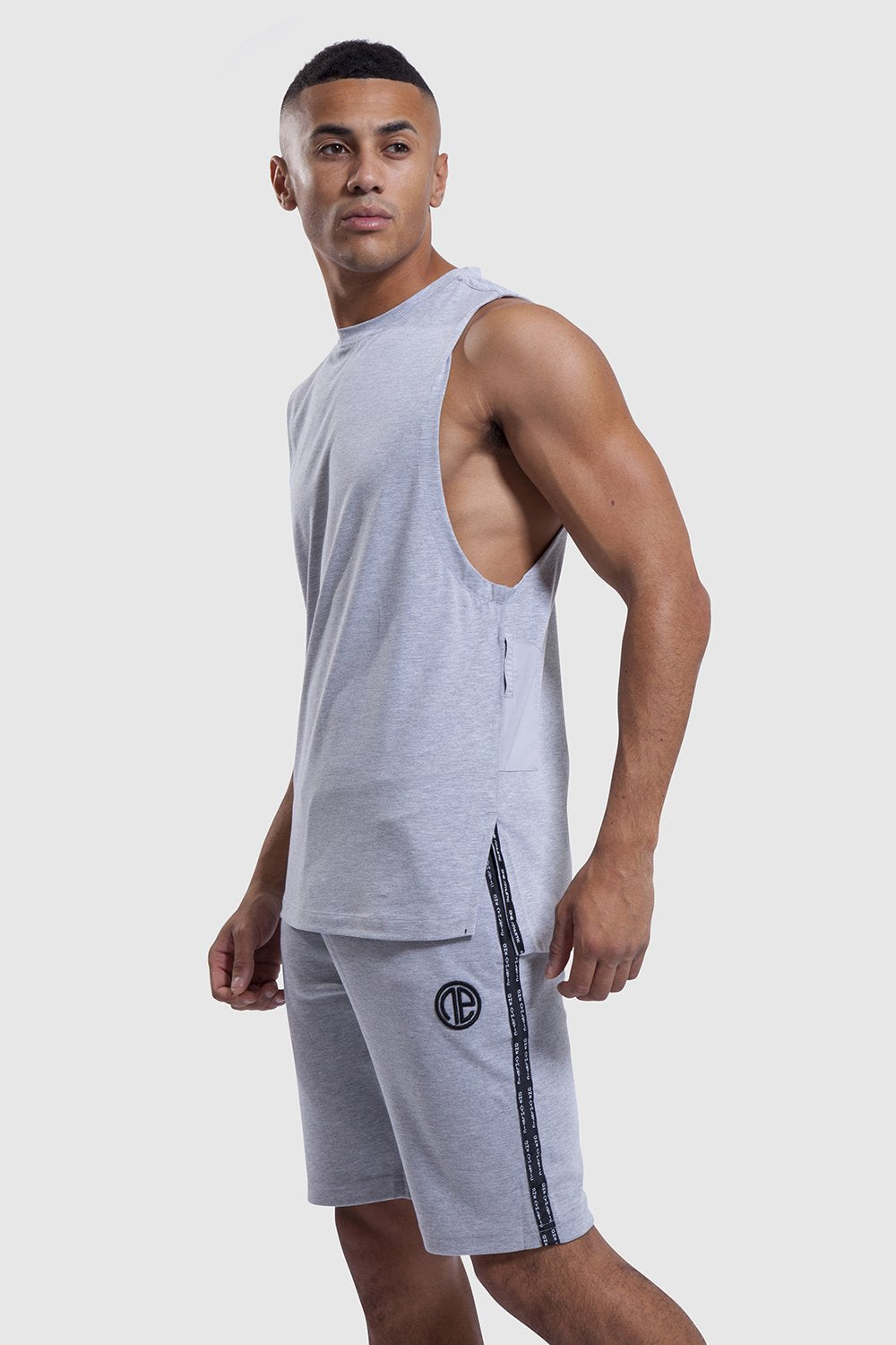 side detail on Iverson gym shorts for men