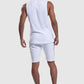 Vest and gym shorts set for men