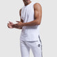 Iverson II white gym shorts and vest set