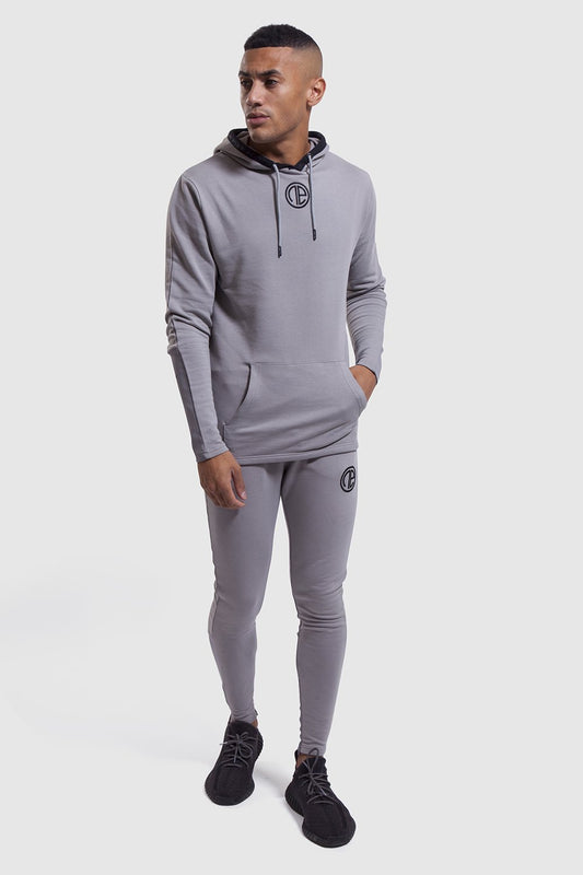 Iverson mens gym jogger in grey with matching hoodie