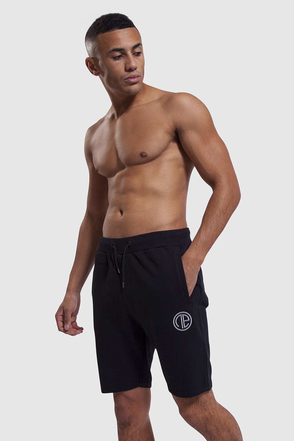 Black Iverson shorts for men