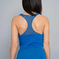 Lorella Cotton Cropped Vest - Blue