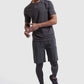 Mens training top in Khaki with matching shorts and leggings