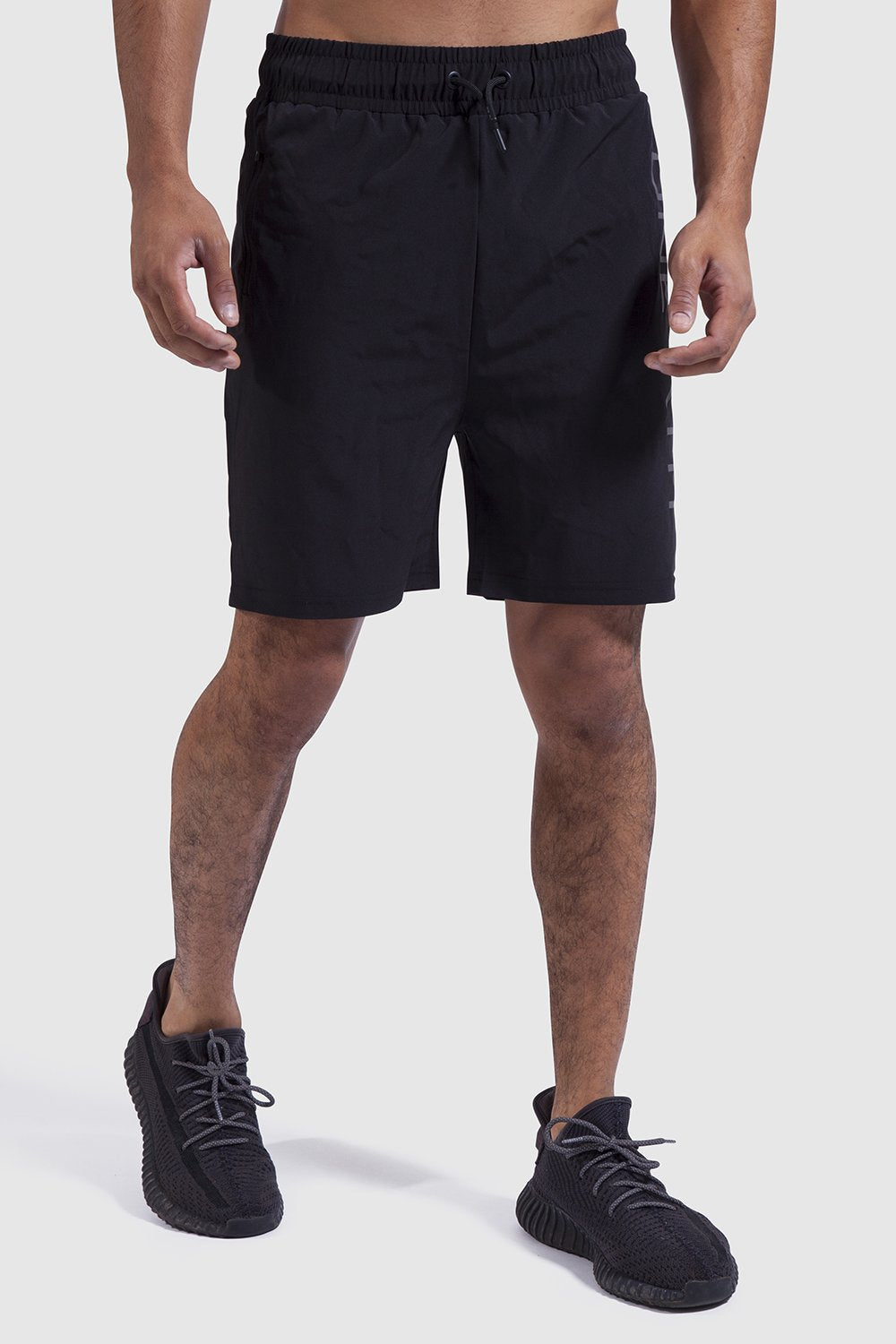 mens training shorts in black