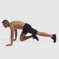 Athlete training in black MTech shorts