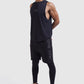 model in One Athletic vest, leggings and training shorts