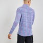 React 1/4 Zip - Pink/Blue