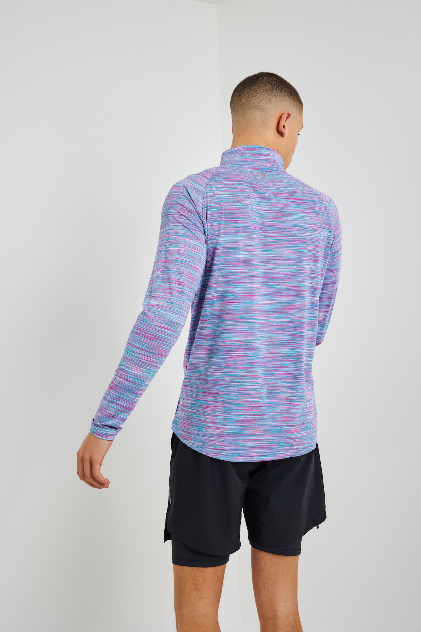 React 1/4 Zip - Pink/Blue