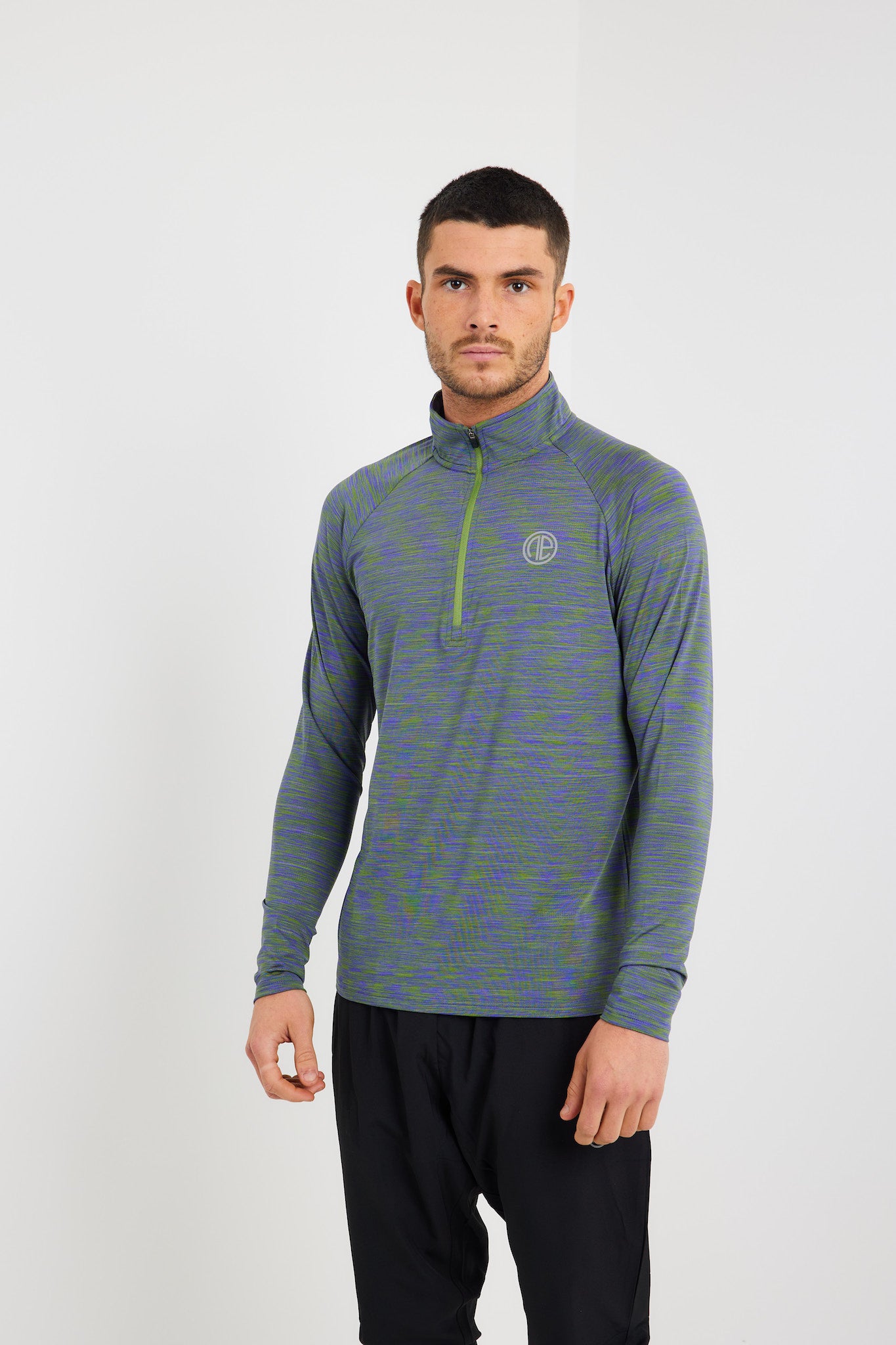 React 1/4 Zip - Pink/Blue