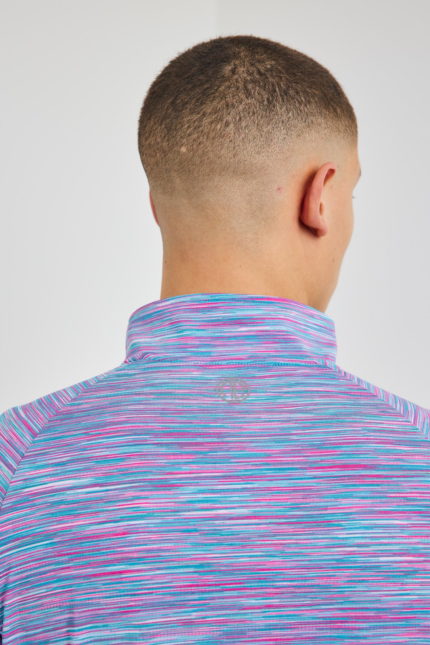 React 1/4 Zip - Pink/Blue