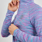 React 1/4 Zip - Pink/Blue