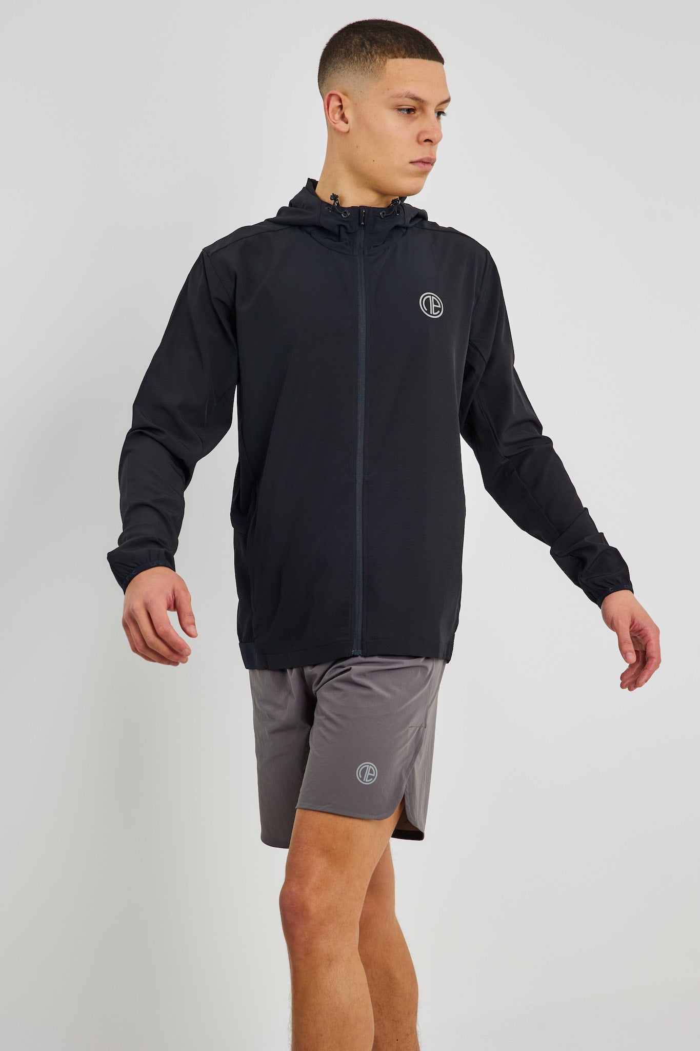 OA Rise Split Leg Short - Grey