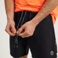 Strike 2 in 1 Running Shorts - Grey