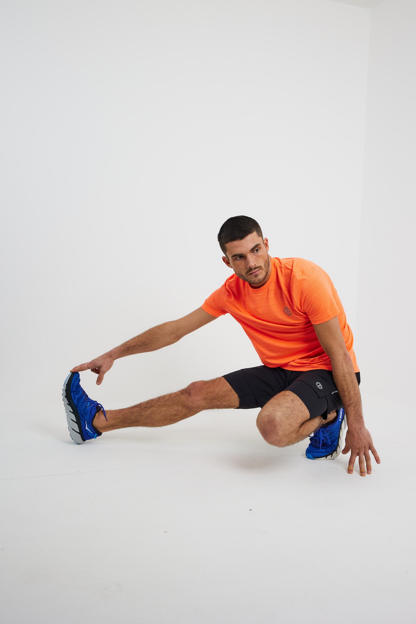 OA Strike ADV 2 in 1 Running Shorts - Black