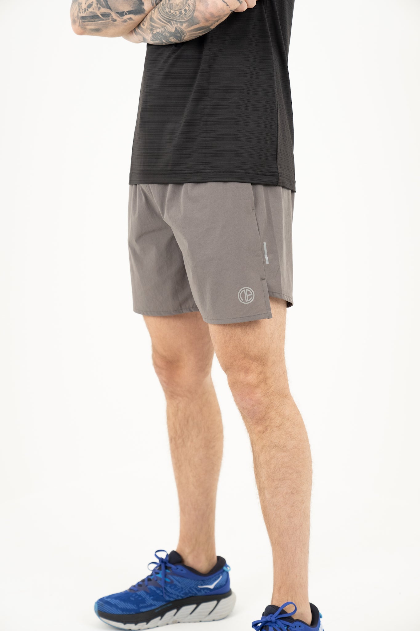 OA Strike ADV Running Shorts - Grey