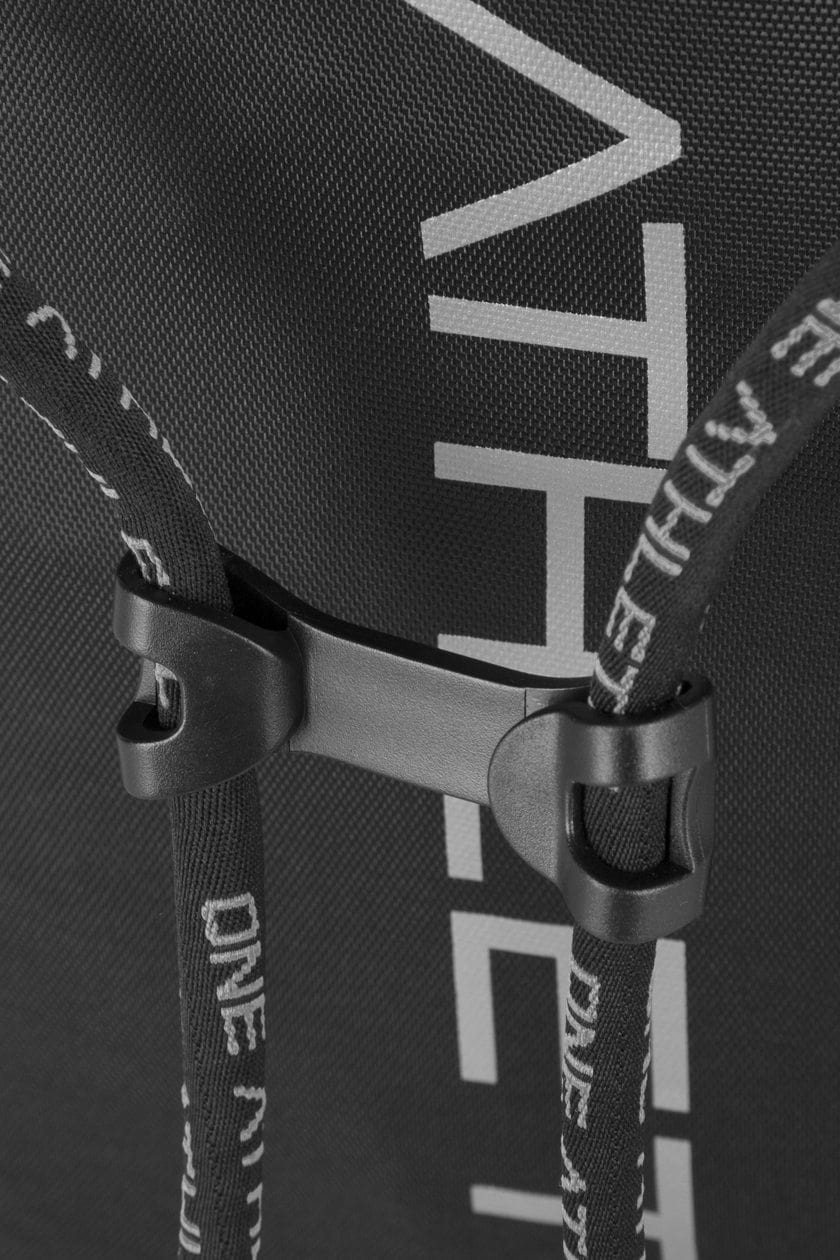 Drawstring Bag - Black/Silver