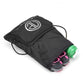 Drawstring Bag - Black/Silver