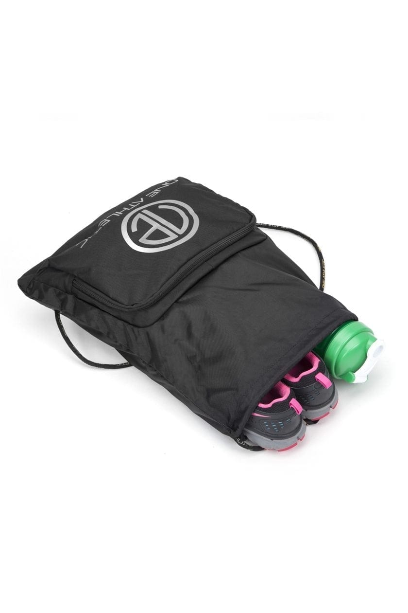 Drawstring Bag - Black/Silver