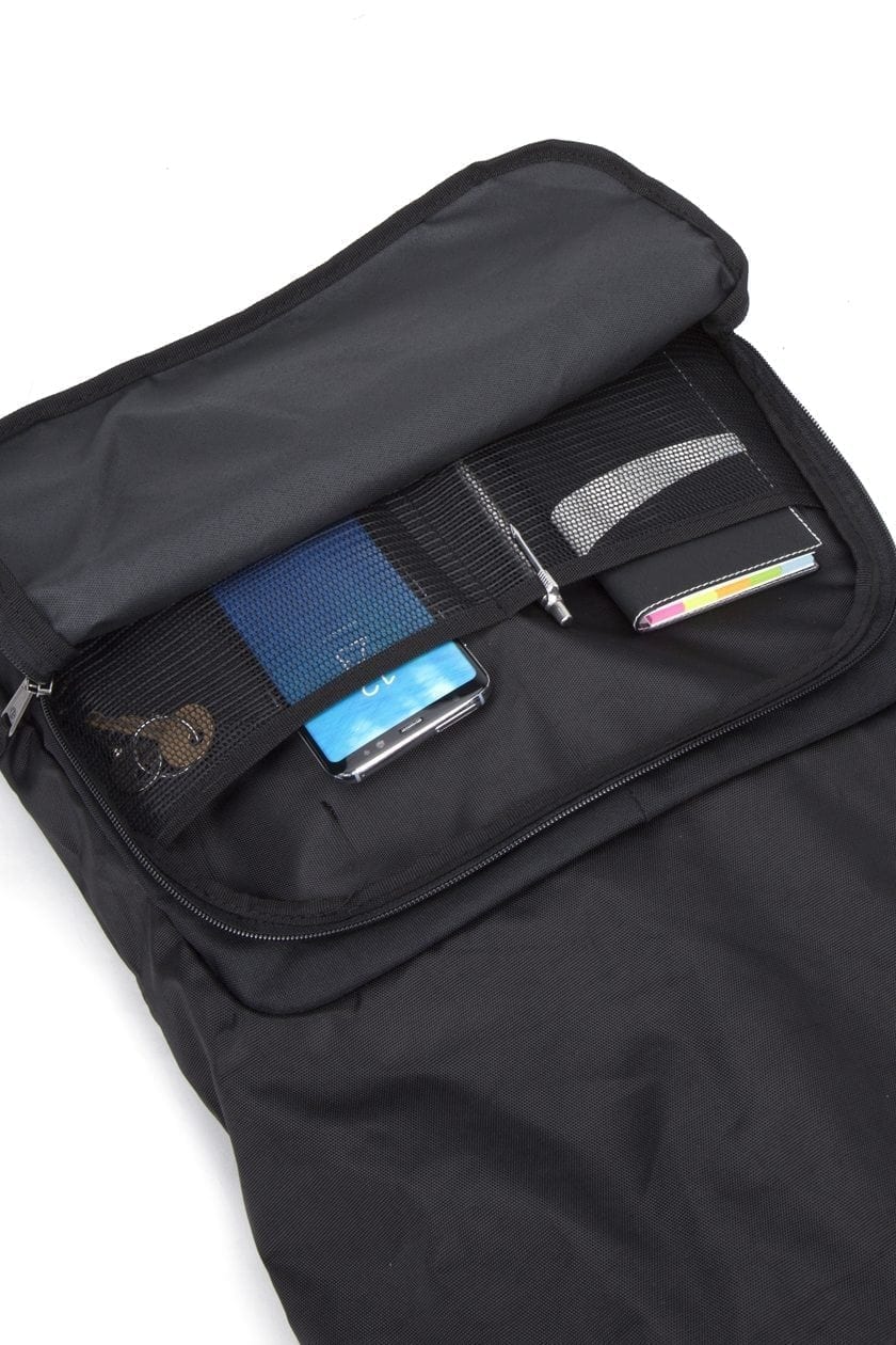 Drawstring Bag - Black/Silver