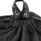 Drawstring Bag - Black/Silver