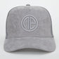 Suede Trucker Cap - Grey