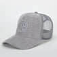 Suede Trucker Cap - Grey