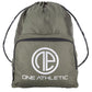 Drawstring Bag - Khaki/Silver