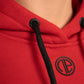 Payton Cropped Hoodies - Red
